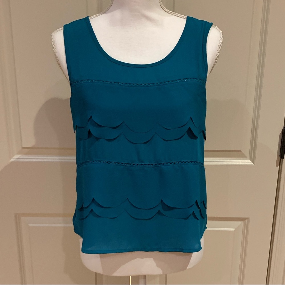Papermoon Stitch Fix Scalloped Blouse